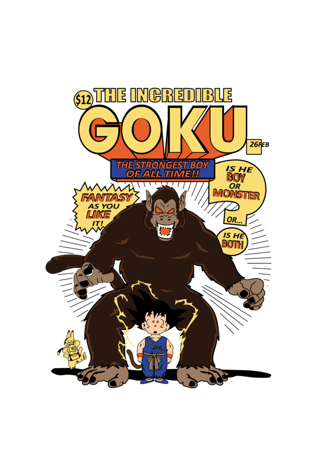 Women's Incredible Goku Oversized T-Shirt