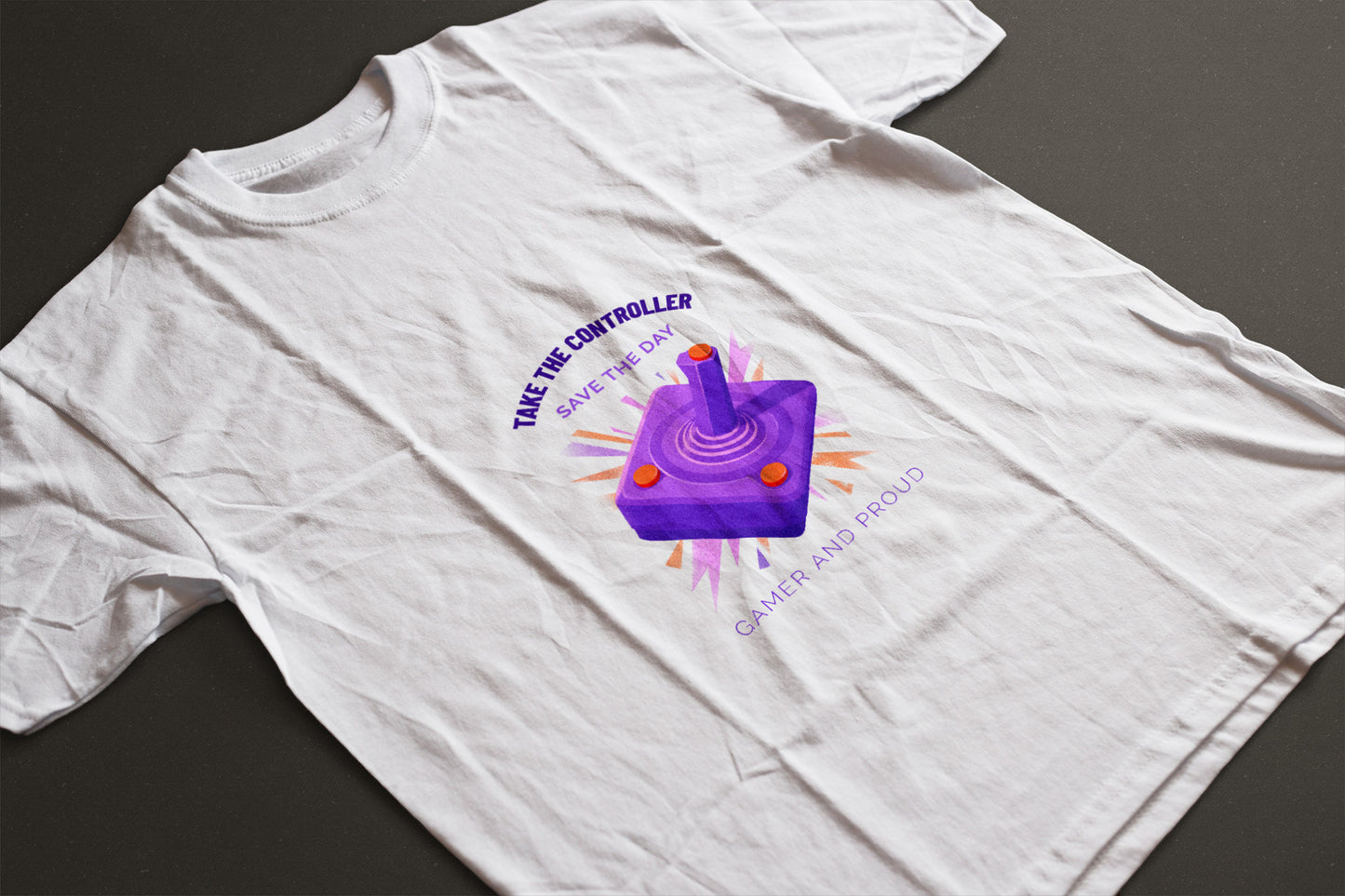 Retro Controller Men's Round Neck TShirt - Kiseki Apparels
