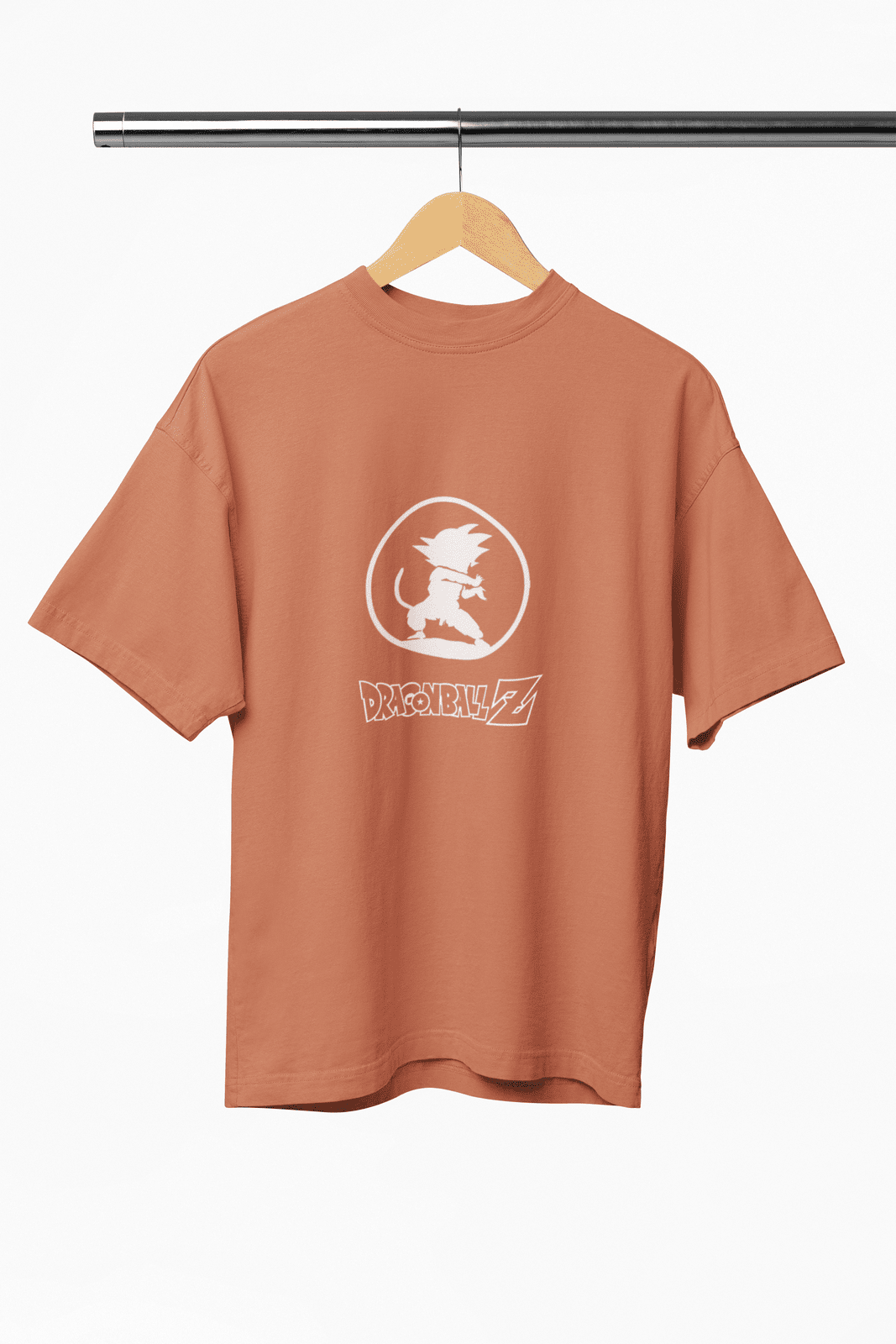 Men's B&W Dragon Ball Z Oversized T-Shirt