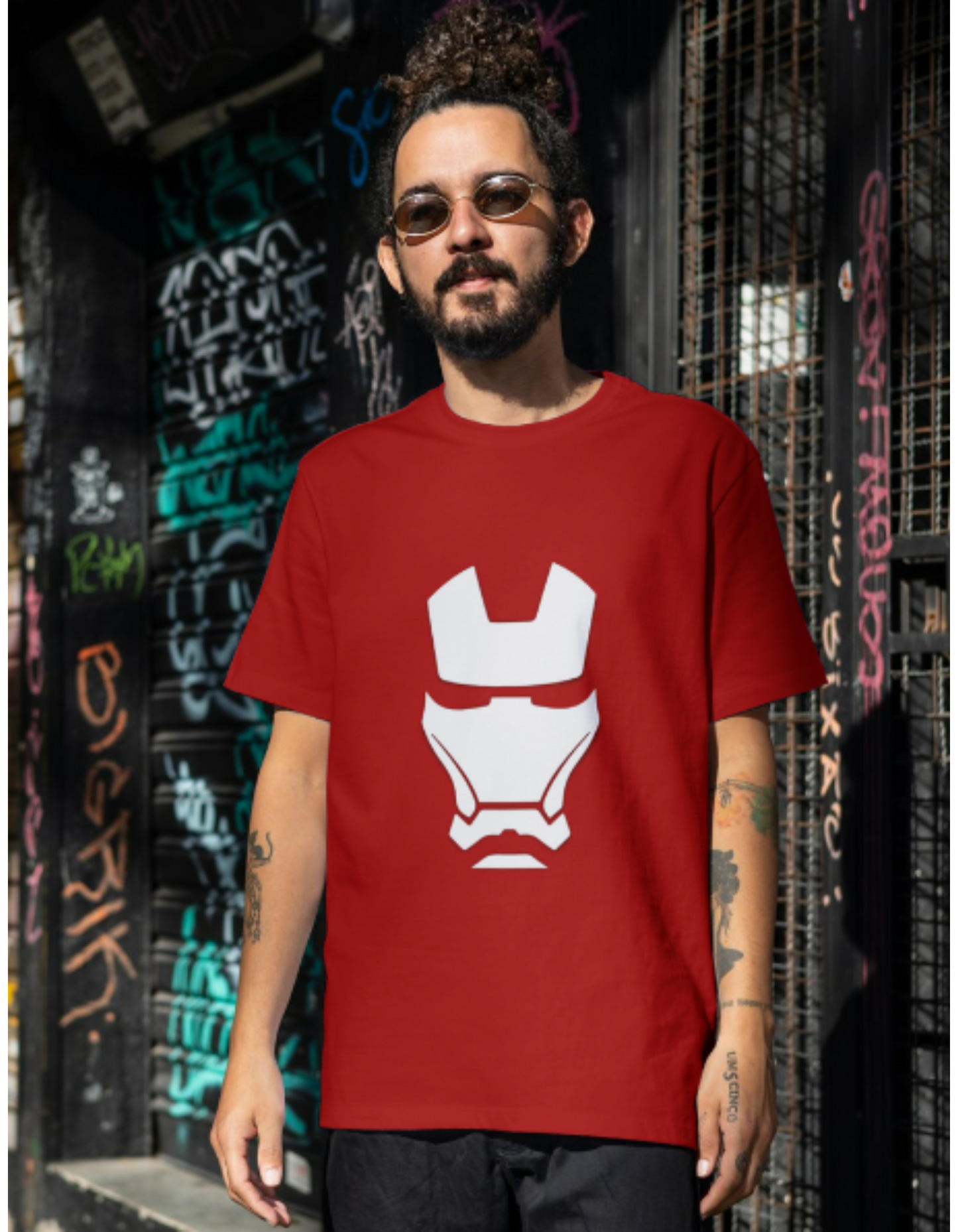 Men's Iron Clad Oversized Tee: Unleash the Power of Stark