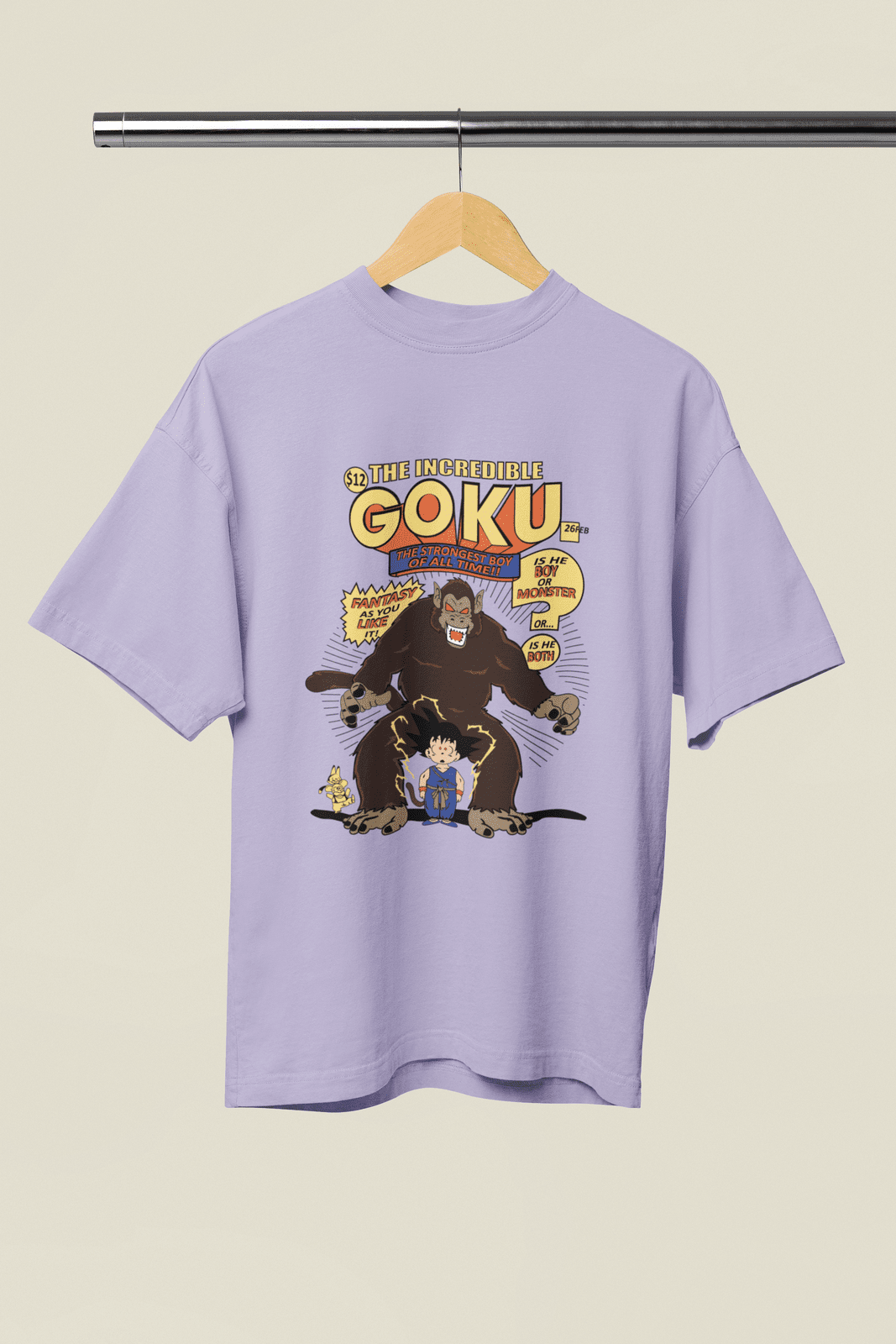 Women's Incredible Goku Oversized T-Shirt