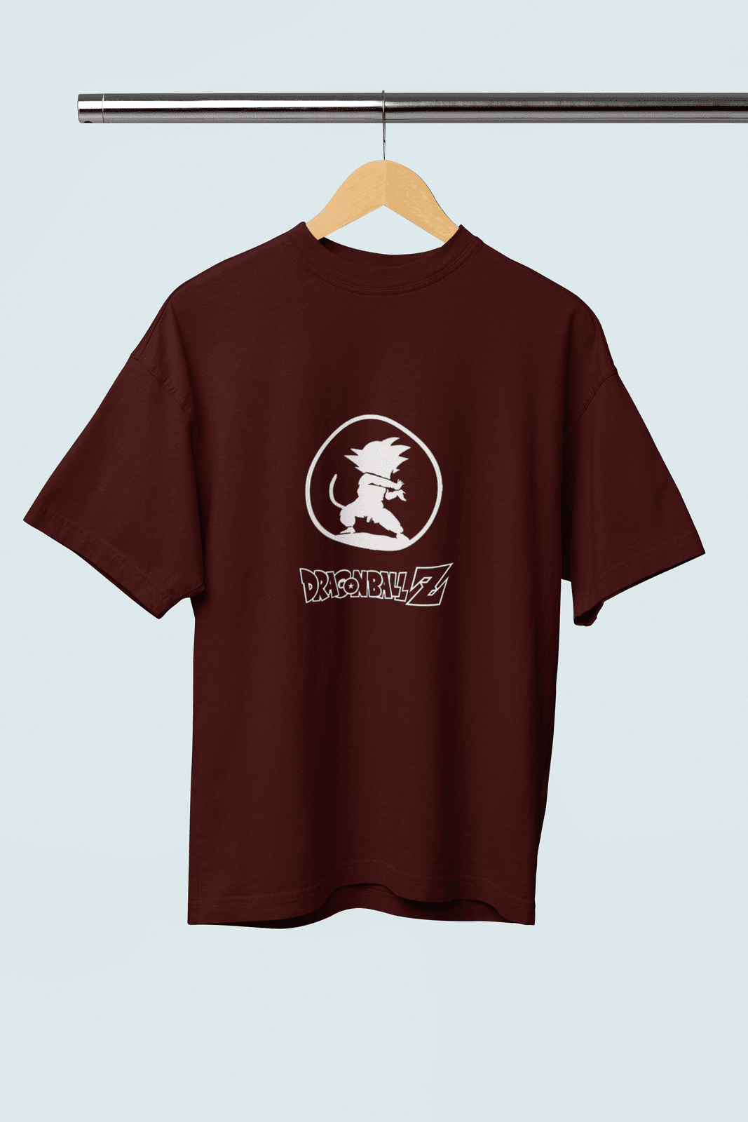 Men's B&W Dragon Ball Z Oversized T-Shirt