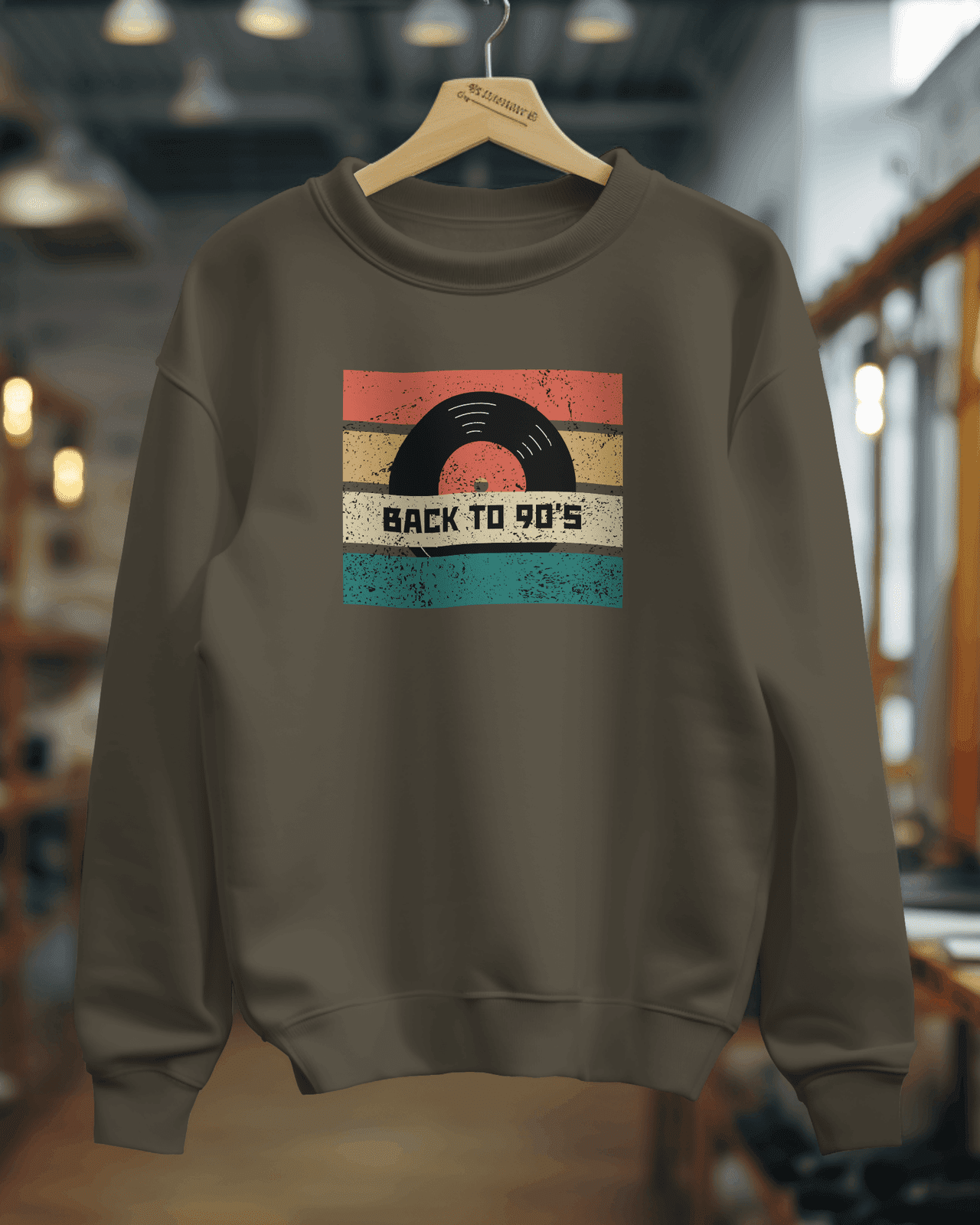 Men's Super Combed Premium Sweatshirts - 90s - Kiseki Apparels