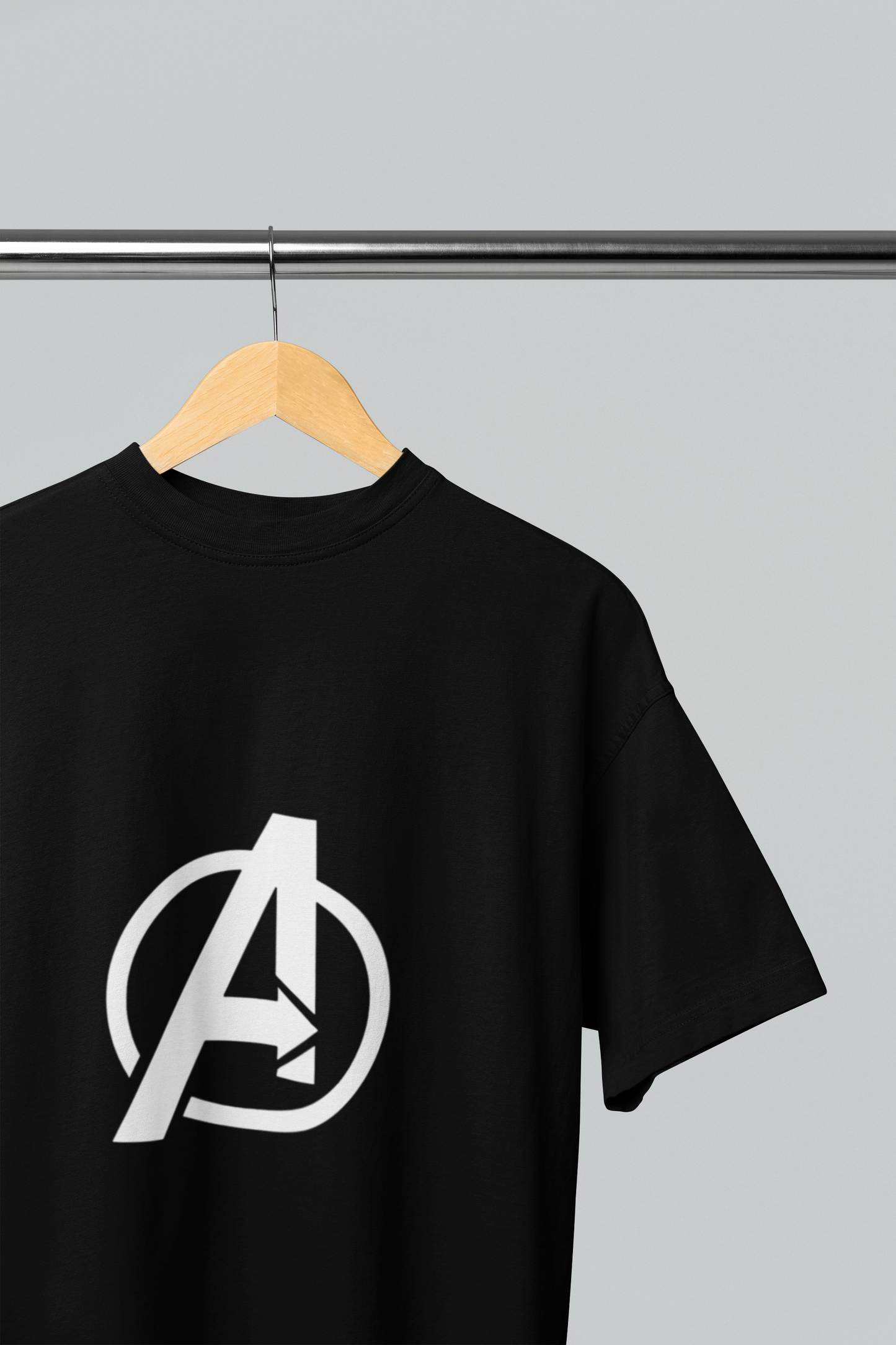 Men's Avenger's Puffed Emblem Oversized Tee