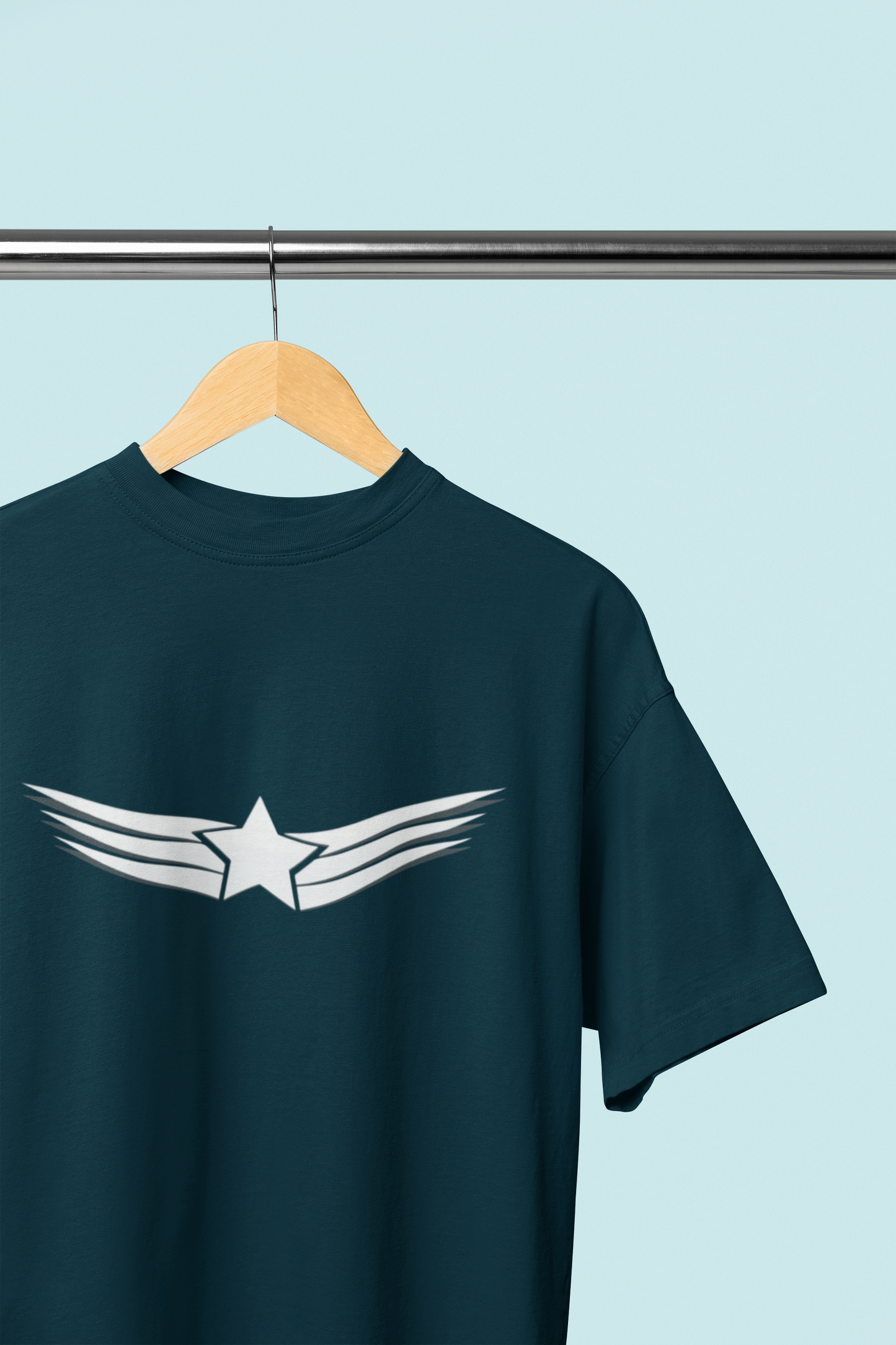 Men's Sentinel Shield Oversized Tee: Unleash the Hero Within