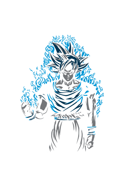 Men's Super Saiyan Goku Oversized T-Shirt