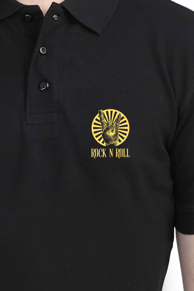 Men's Rock N Roll Polo T-Shirt - Kiseki Apparels