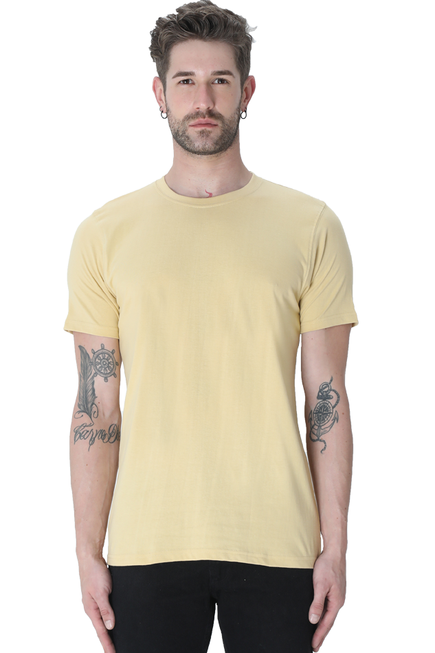 Men's Solids Plain T-Shirt - Kiseki Apparels
