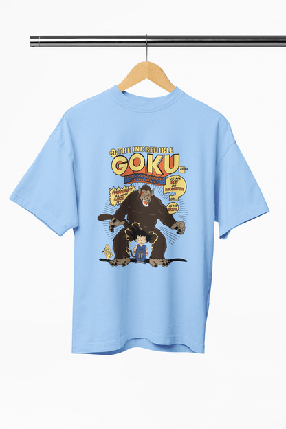 Men's Incredible Goku Oversized T-Shirt