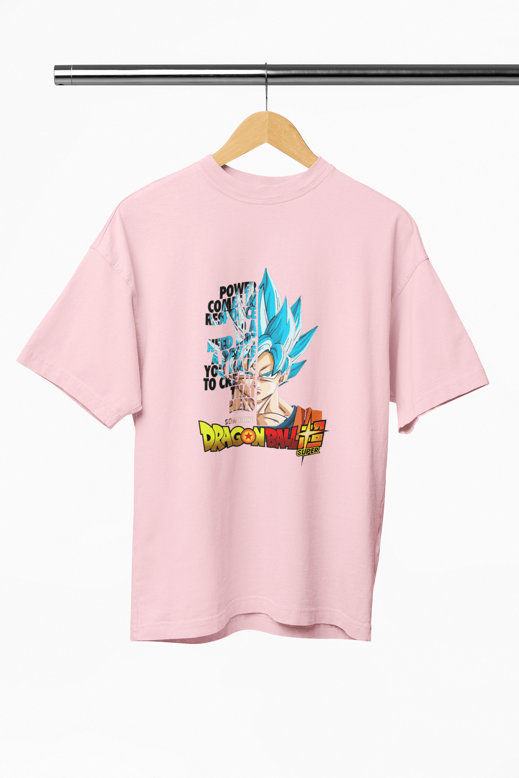 Men's Super God Goku Oversized T-Shirt