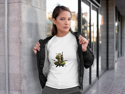 Anime Women's Round Neck Zoro TShirt - Kiseki Apparels