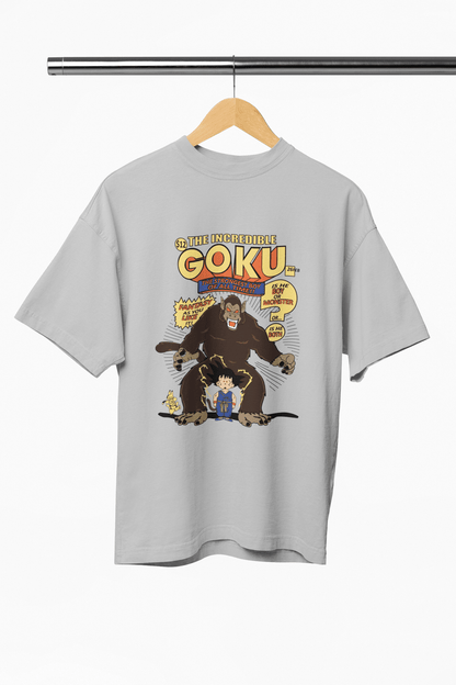 Men's Incredible Goku Oversized T-Shirt