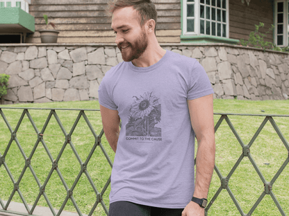 Men's Round Neck Commit to Cause TShirt - Kiseki Apparels