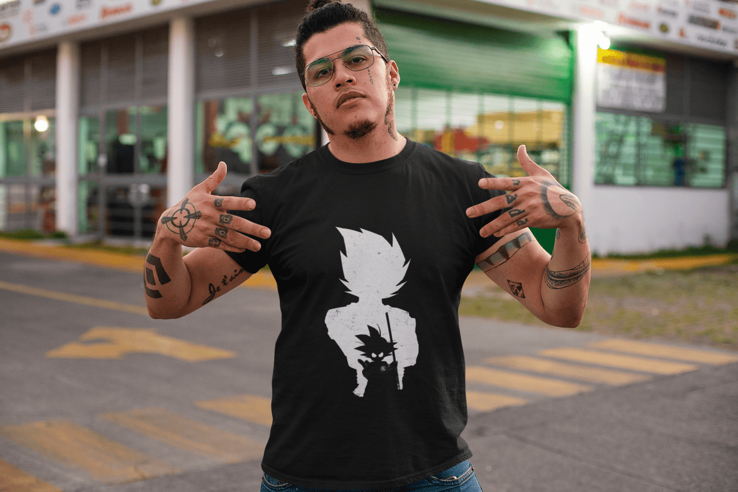 Anime Goku-Gohan Men's Round Neck T-Shirt - Kiseki Apparels