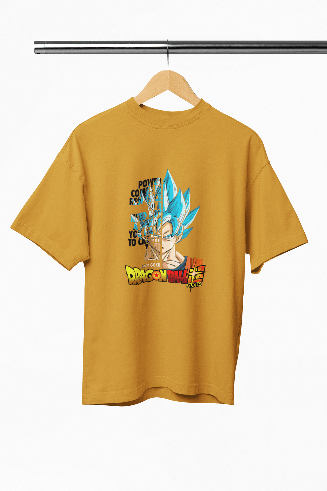 Men's Super God Goku Oversized T-Shirt