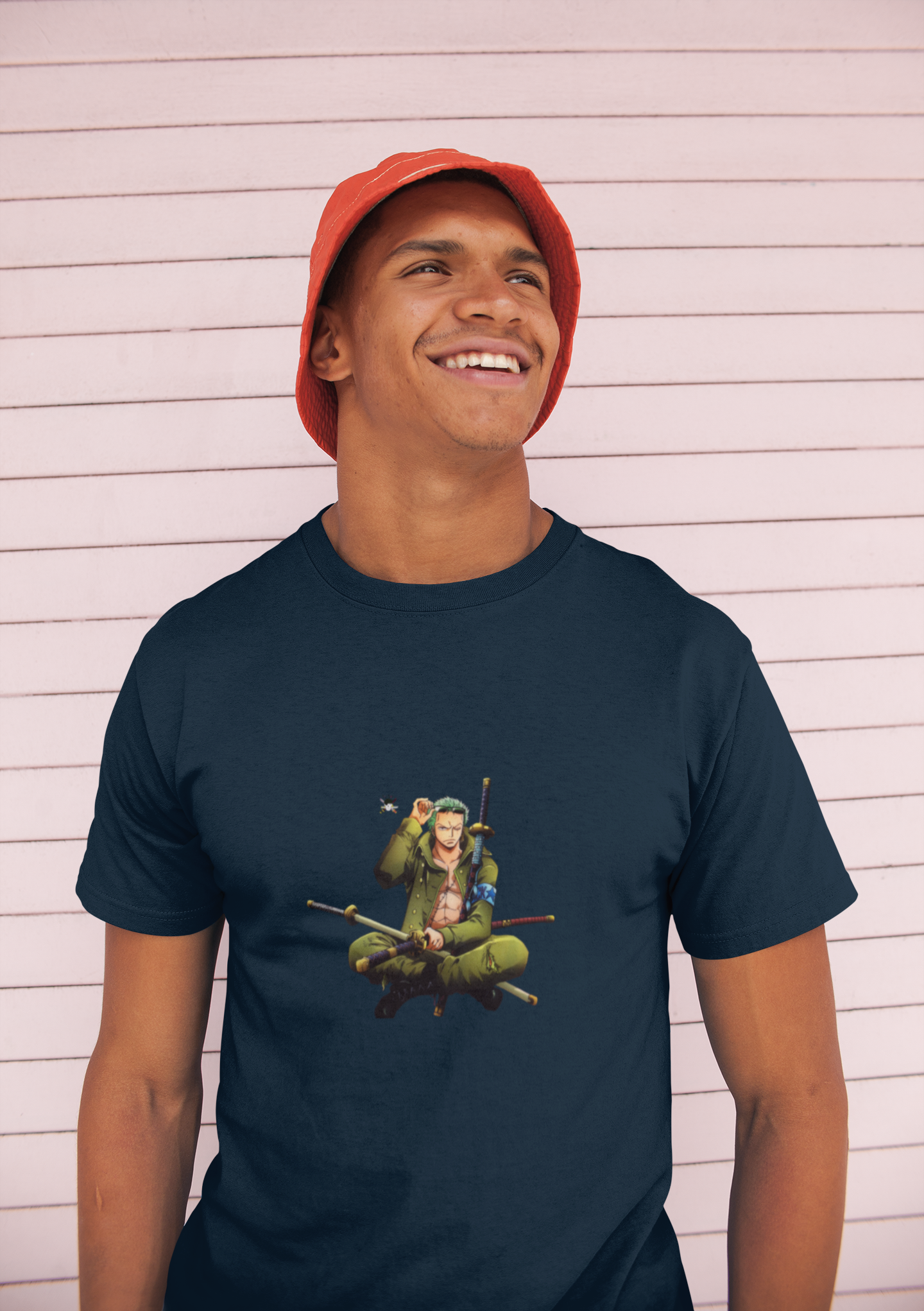 Anime Men's Round Neck Zoro TShirt - Kiseki Apparels