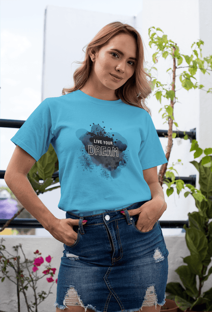 Women's Round Neck Dream TShirt - Kiseki Apparels