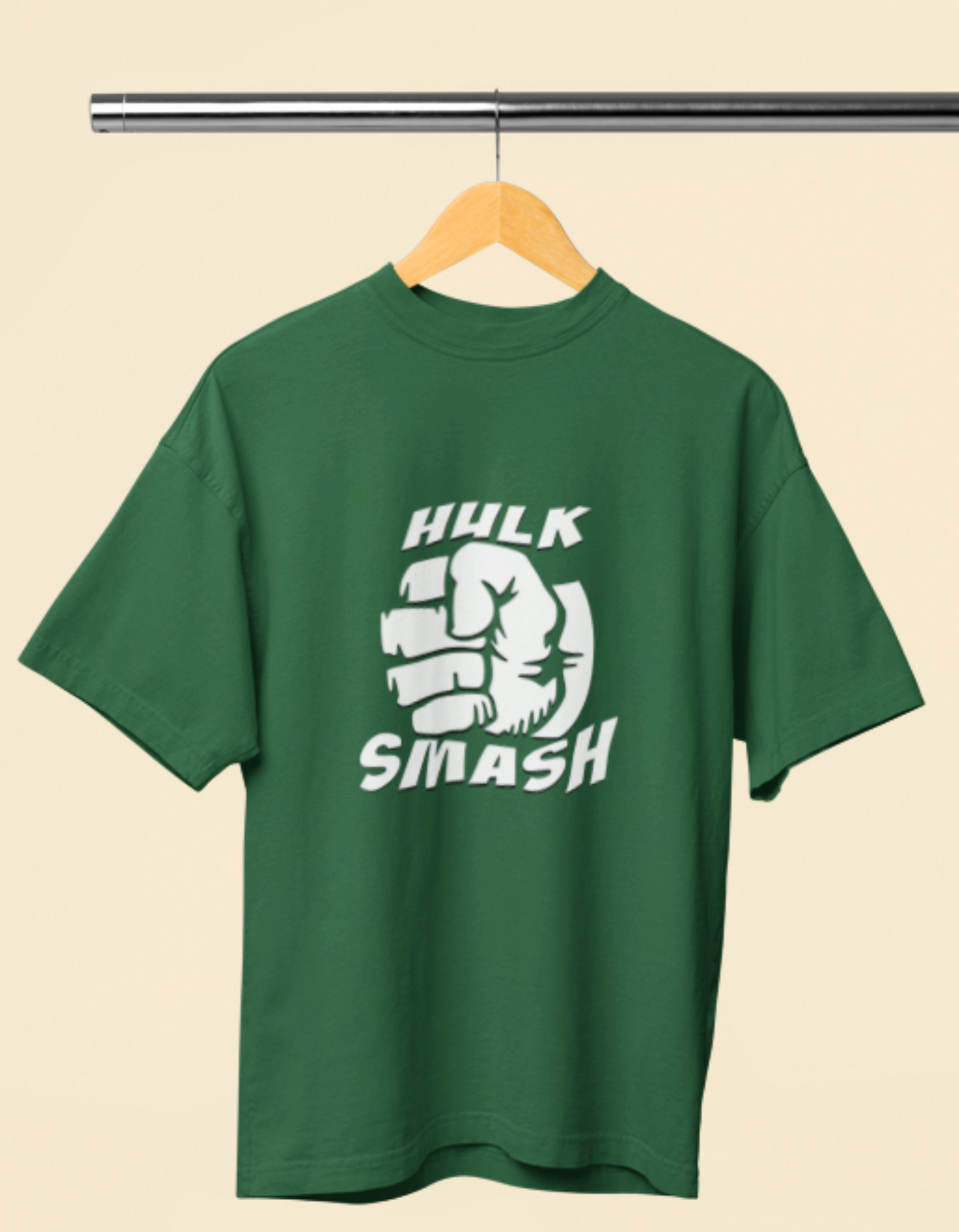 Men's Smash Power Oversized Tee: Unleash the Beast