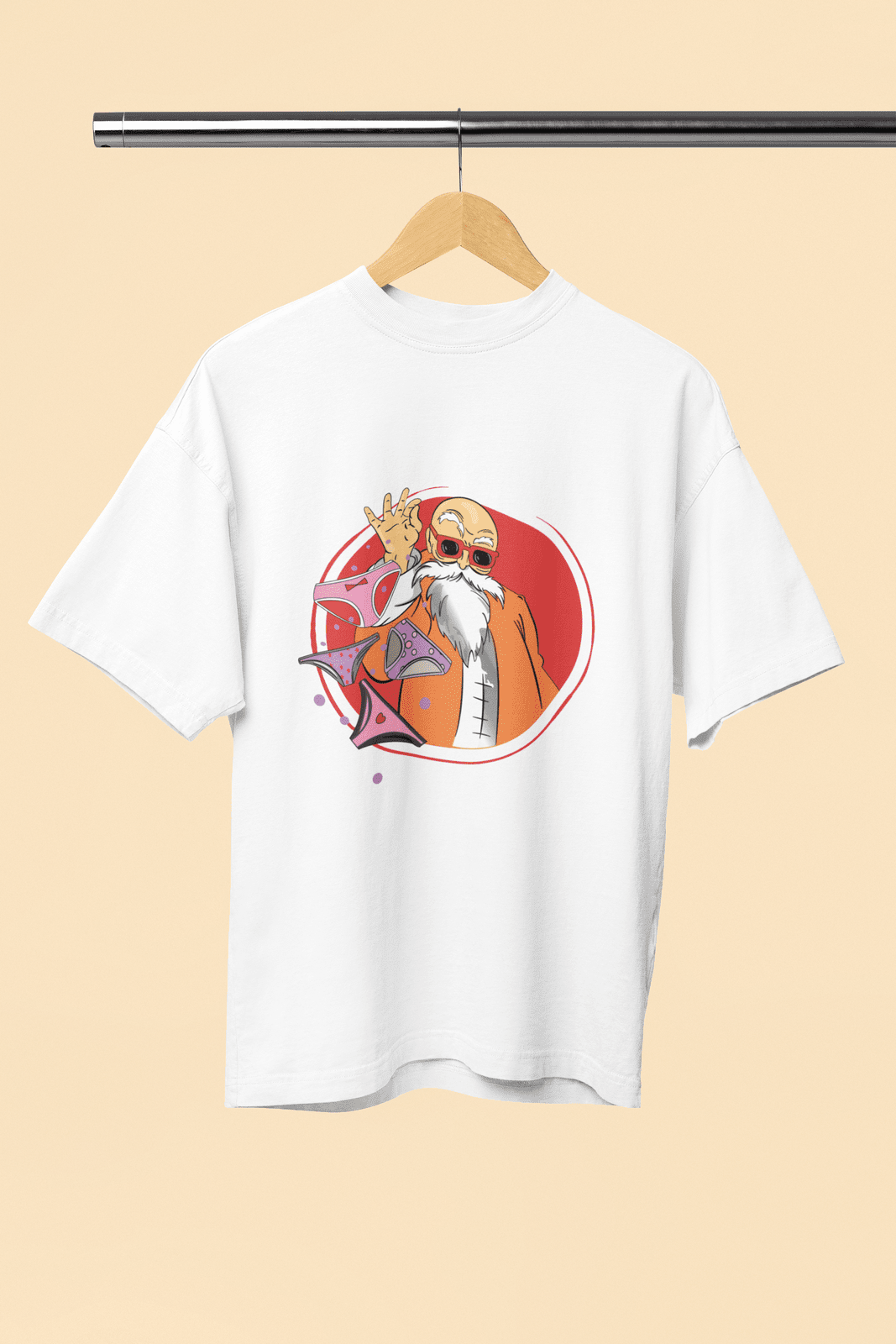 Men's Master Roshi Oversized T-Shirt