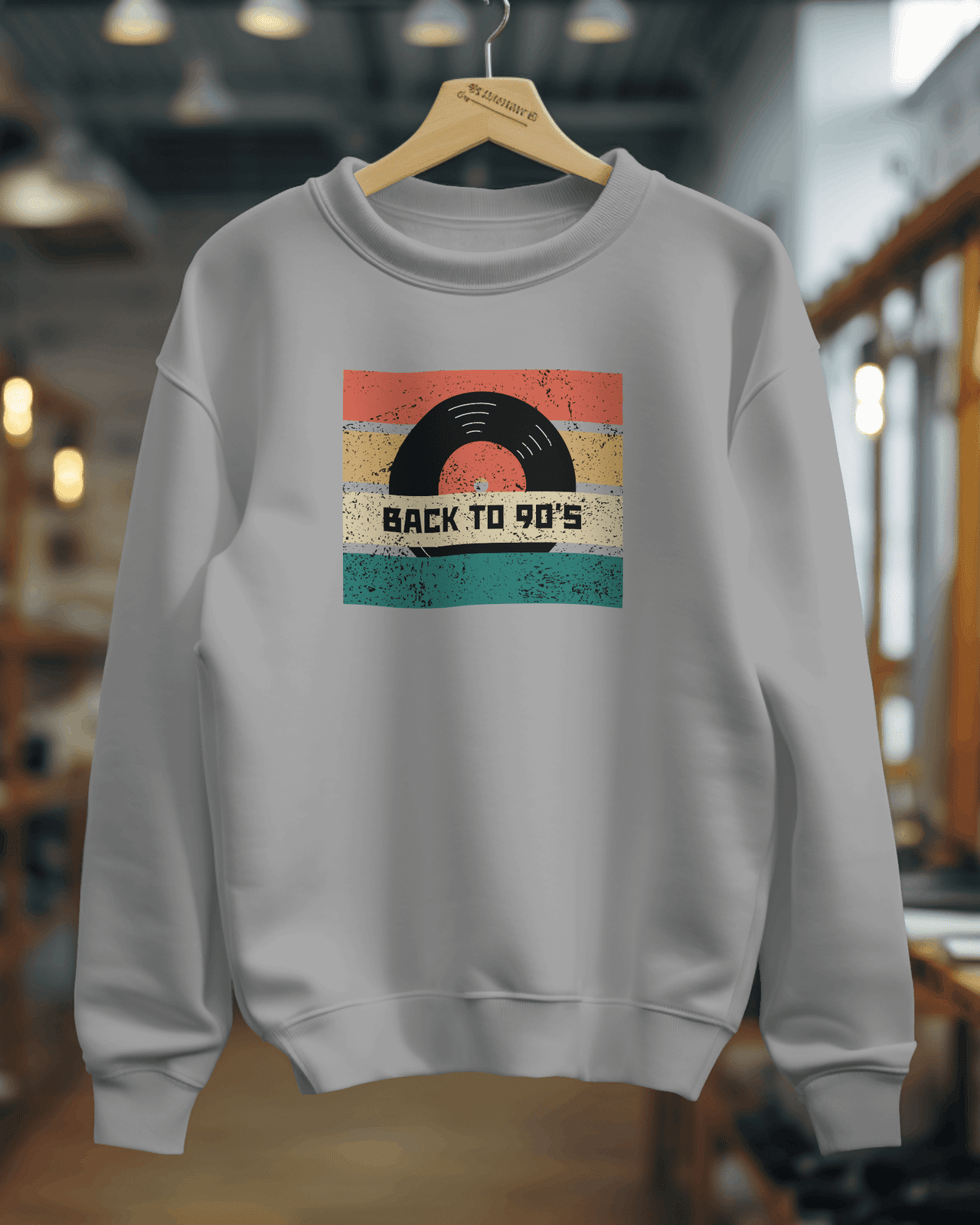 Women's Super Combed Sweatshirt - 90s - Kiseki Apparels