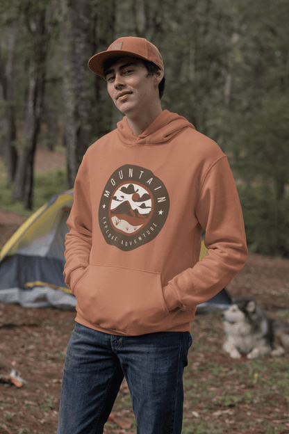 Men's Premium Hooded Sweatshirts - Mountain - Kiseki Apparels