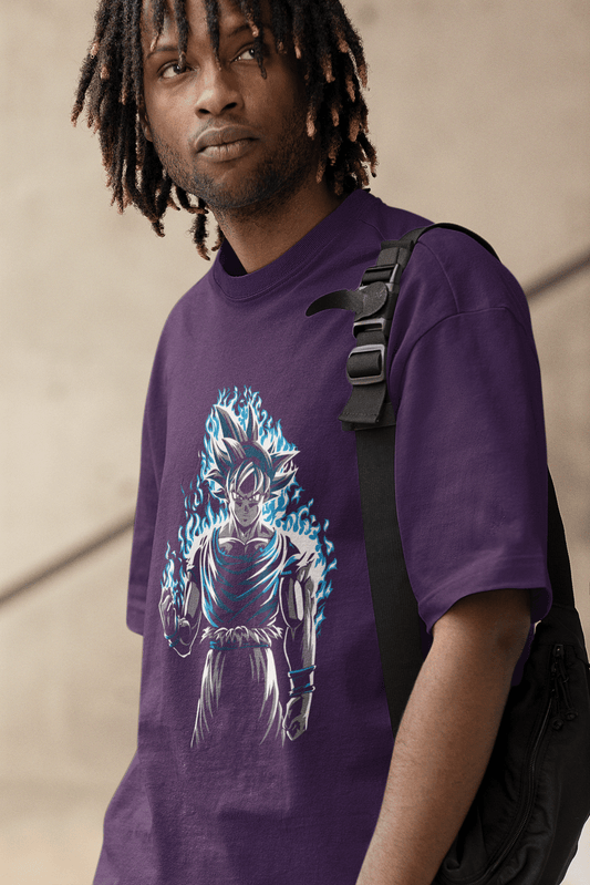 Men's Super Saiyan Goku Oversized T-Shirt