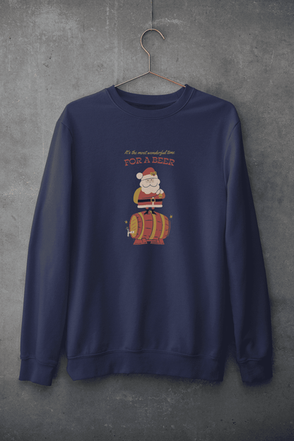 Men's Premium Oversized Sweatshirts - Santa - Kiseki Apparels