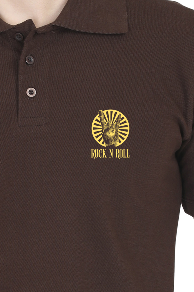 Men's Rock N Roll Polo T-Shirt - Kiseki Apparels